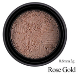 Bullions - 6mm (3g) Gold, Silver, Rose Gold, Gun Grey